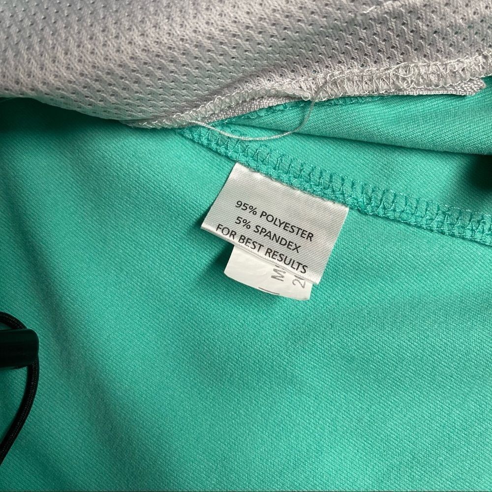 Peter Millar Women's Aqua Mint Zip-Front Vest - Picture 7 of 9